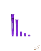 ACE LABZ | Titan-Stem 3.0 Adjustable Length Metal Downstem | Purple