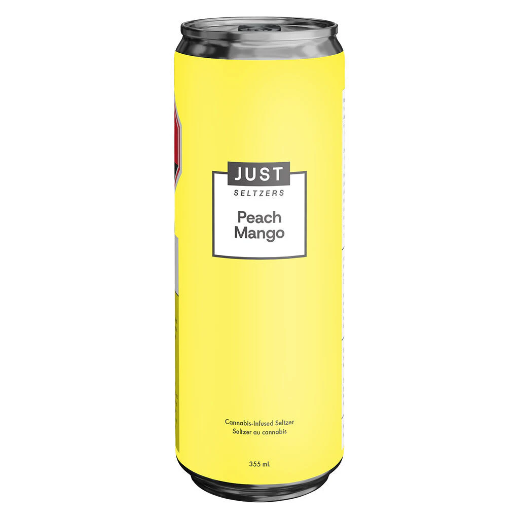 JUST Seltzers - Peach Mango THC 355 ml Seltzer Main Image