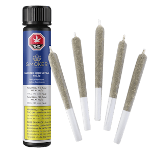 Smoker Farms - Smoker Farms Master Kush Ultra Pre-Rolls - 5 X 0.5g