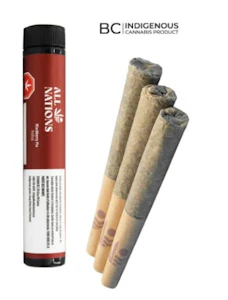 All Nations - Blackberry Pie Pre-Rolls - All Nations - 3 x 0.5
