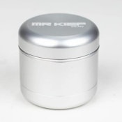 O Mr Kief - 3 Chamber Galaxy Grinder (Silver)