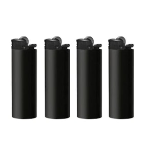 Smoking Cat - BIC Lighter - Blacked Out