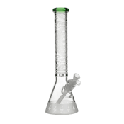 16" SANDBLAST BEAKER - GREEN