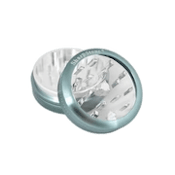 2.2" CLEAR TOP 2 PIECE GRINDER - GREY