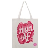 High AF Retro Tote Bag