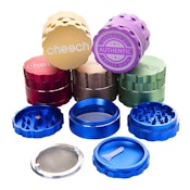 Cheech 63mm 4 Piece Aluminium Grinder (Colour Varies)
