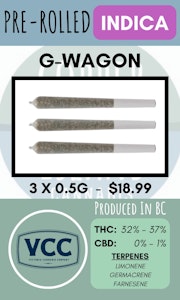 Victoria Cannabis Company - VICTORIA CANNABIS - 3PK G-WAGON PRS