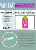 BOXHOT - WATERMELON G ALL-IN-ONE DISPO