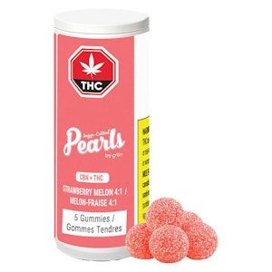 Pearls by gron - Pearls Strawberry Melon CBN4:THC1 5 x 3.5g Soft Chews