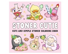 Stoner Cutie - Cute and Simple Stoner Coloring Book