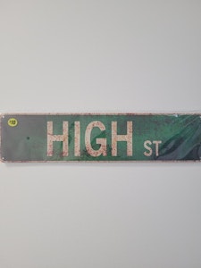 Temu Canada - Metal Sign - Small (High St)