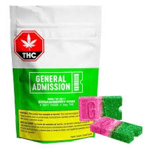 General Admission - Strawberry Kiwi THC:CBG 2x8g Soft Chew