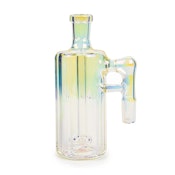 Red Eye Tek Rainbow Metallic Terminator Finish 14mm 90 Degree Hex Tube Ash Catcher W/UFO Perc