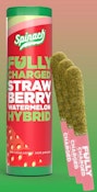 Fully Charged Strawberry Watermelon OG (CBG) Diamond Infused with Kief Coated  3 X 0.5g  Infused Pre-Rolls