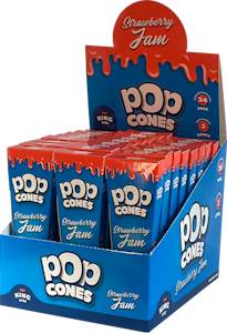 Pop Cones - Pop Cones - King Size Cones (Strawberry Jam)
