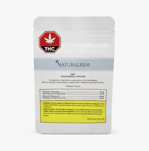 Naturalrem - CBD Transdermal Patch - 2pk