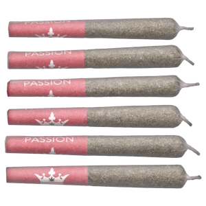 QUEEN OF BUD - Red Jasper 6 x 0.5g Infused Pre-Rolls