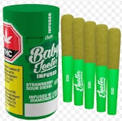 Baby Jeeter Strawberry Sour Diesel 5 x 0.5g Infused Pre-Rolls