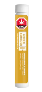 General Admission - PINEAPPLE DRIFT DISTILLATE INFUSED PRE-ROLLS - 2.5