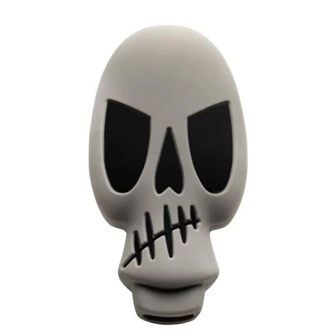 Lit Silicone - Lit Silicone 3.25" Skull Hand Pipe Main Image