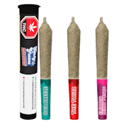 High Score Sativas 3 x 0.5g Kief Coated Liquid Diamond Infused Pre-Rolls