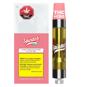 Spinach - STRAWBERRY WATERMELON 10:1 THC:CBG CARTRIDGE - 1.2
