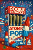 0.5g x 4 Atomic Pop Terp Enhanced - Doobie Snacks