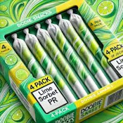 0.5g x 4 Lime Sorbet Terp Enhanced - Doobie Snacks