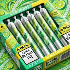 Doobie Snacks - 0.5g x 4 Lime Sorbet Terp Enhanced - Doobie Snacks