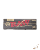 Raw | Raw Black Natural Unrefined Papers | 1 1/4