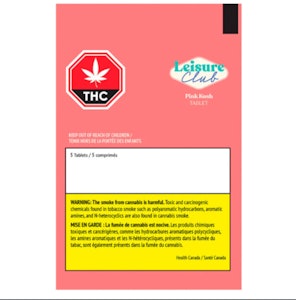 Leisure Club - Pink Kush Indica 10mg x 5 FSE Capsules - Leisure Cub