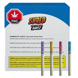 SHRED - Rainbow Oz Dartz 70 x 0.4g Pre-Rolls - SHRED