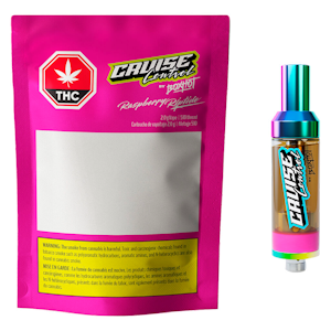 Cruise Control by Boxhot - Cruise Control Raspberry Riptide THC + CBD 2g Prefilled Vape Cartridge Boxhot