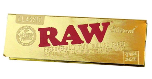 Raw - RAW ETHEREAL PHENOMENALLY THIN 1 1/4 ROLLING PAPERS