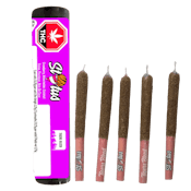 Tigers Bleed 5 x 0.25g Liquid Diamond Infused Pre-Rolls