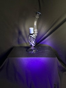 Laughlan Glass - Laughlan Glass - Purple and Black Rig - 14mm (F)