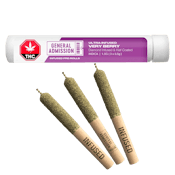 Very Berry 3 x 0.5g Diamond Infused Pre-Rolls - General Admission