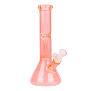 West Coast Gifts - 10" Orange Day Glow Bong W/Dome Perc