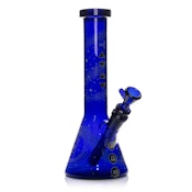 Red Eye Glass 10" Glow in the Dark Bong