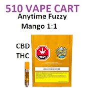 GLACIAL GOLD - ANYTIME 1:1 FUZZY MANGO VAPE - 1 GRAM