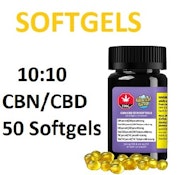 GLACIAL GOLD - CBN:CBD 10:10 50-PACK SOFTGELS