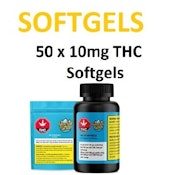 GLACIAL GOLD THC 10 Softgels - 50x10mg THC