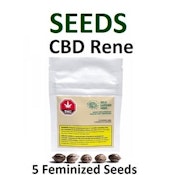 GREAT GARDENER FARMS - CBD RENE - 5 HYBRID FEMINIZED SEEDS