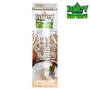 Juicy Jay - JUICY TERP ENHANCED HEMP WRAPS  COCONUT CREAM