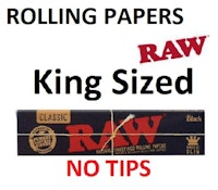 Raw Black King Size Slim - NO TIPS