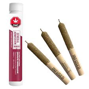 General Admission - Grape Grenade Diamond Infused Pre-Roll 3x0.5g