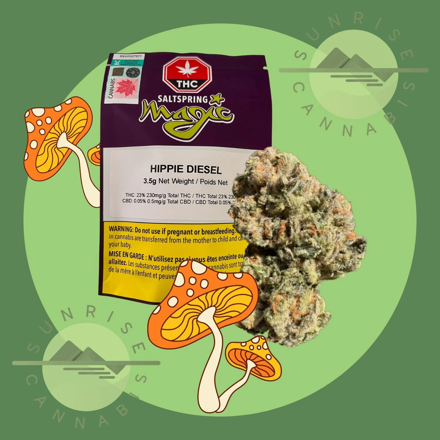 Saltspring Magic - HIPPIE DIESEL - SALTSPRING MAGIC (DFG) - 3.5G Main Image
