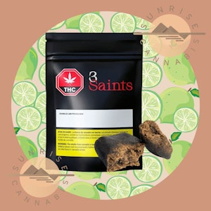 3Saints - CRUMBLED LIME PRESSED HASH - 3SAINTS - 2G