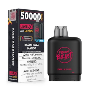 Level X Flavour Beast G2 Ultra Pod | 50k - Ragin' Razz Mango