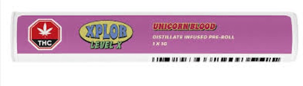 Unicorn Blood 1 x 1g Distillate Infused Pre-Roll